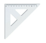 Koh-i-noor trojúhelník kolmicí čirý 45/141