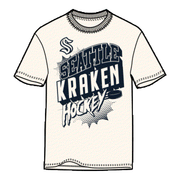 Outerstuff Dětské tričko Seattle Kraken NHL Action Comics Ss Tee Velikost: Dětské XL (13 - 15 let)
