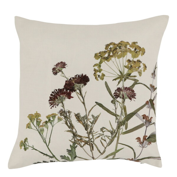 Chic Antique Povlak na polštář Aix Floral 45 × 45 cm, béžová barva, textil