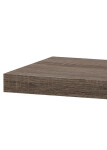 Polička nástěnná 90 cm, MDF, 3D dekor dub sonoma dark, baleno v ochranné fólii