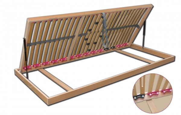 Rošt Dino Fix Boční výklop Rozměr: 80x200 cm