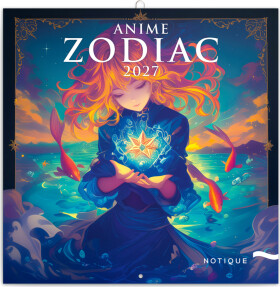NOTIQUE Grid calendar Anime Zodiac 2027, 30 x 30 cm