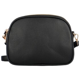 Trendy dámská koženková crossbody kabelka Sanix, černá