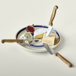 Nicolas Vahé Nože na sýr – set 3 ks, přírodní barva, dřevo, kov,