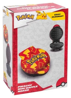 UNCANNY BRAND Mini waflovač Pikachu / Kuchyňský spotřebič / Motiv Pokémon (3000142)