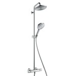 HANSGROHE - Raindance S Sprchový set Showerpipe 240 s termostatem, 3 proudy, EcoSmart 9 l/min, chrom 27116000