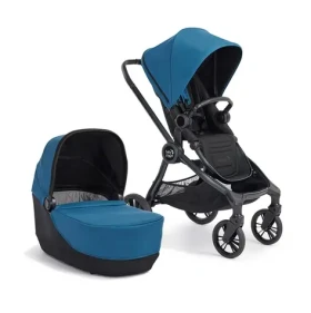 BabyJogger CITY SIGHTS 4WM AKČNÍ set 2v1 (kočárek+korba) vč. madla DEEP TEAL (BJ2171441SET)