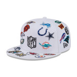 Pánská kšiltovka NFL Logo NFL NEW ERA 5950 All over bílá Velikost: 7_1/8