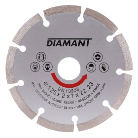 LEVIOR 21112 Kotouč diamantový, segmentový, 125mm, 22,2mm