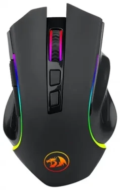 Redragon M602-KS Griffin černá / Bezdrátová herní myš / optická / 4000 DPI / RGB / 8 tlačítek / USB / RF (M602-KS)