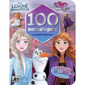 Ledové království 100 samolepek omalovánkami