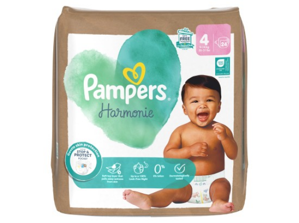 Pampers Harmonie, vel. 4, 24 ks