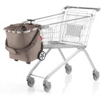 Nákupní košík na kolečkách Reisenthel Carrycruiser Herringbone mokka