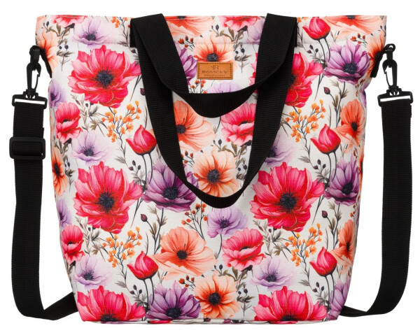 Stylová dámská taška na rameno Sylviane, červená