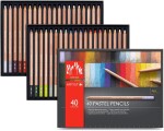 Caran d'Ache, 788.340, sada uměleckých suchých pastelů v tužce, 40 ks