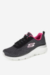 Sportovní obuv Skechers FASHION FIT - BOLD BOUNDARIES 12719 BKHP Látkový materiál,Syntetický materiál