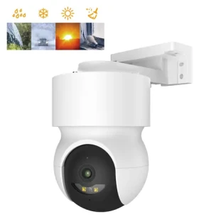 IGET HOME Camera CS8 bílá / Venkovní/vnitřní IP kamera / 2K / 102° / IP65 / otočná / WiFi (75020822)