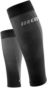 CEP dámské běžecké kompresní lýtkové návleky ULTRALIGHT - black/grey Velikost: II (25-31 cm obvod lýtka)