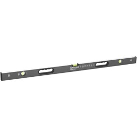 Vodováha hliníková frézovaná, třílibelová, 120 cm / 0°, 45°, 90°, STALCO PERFECT