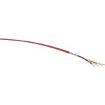 VER JHSTH 4x2x0,8rt Eca T500 kabel pro přenos dat JHSTH 4 x 2 x 0.8 mm² červená 500 m
