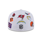 Pánská kšiltovka NFL Logo NFL NEW ERA 5950 All over bílá Velikost: 7_1/8