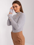 Sweter PM SW PM 3217.08 szary M/L