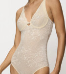 AMOURETTE CHARM - Krajkové formovací body bez kostic Triumph CREAMY DREAM 85D