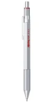 Rotring 600 stříbrná / Multifunkční pero / mikrotužka + kuličková náplň modrá, červená (2164109)