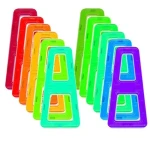 MAGFORMERS Super lichoběžníky 12 ks ve fólii