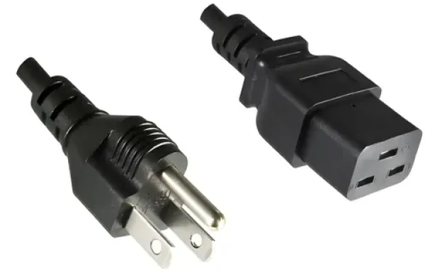 MicroConnect Power Cord US Typ B - C19 1.8m černá / Napájecí kabel / Americká koncovka (PE110518)