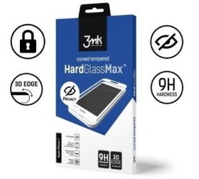 3mk HardGlass MAX Privacy Tvrzené sklo pro Apple iPhone XS Max černá (5903108040105)