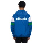 New Era Pánská bunda Seattle Seahawks NFL Quarter Zip Windbreaker Velikost: 3XL