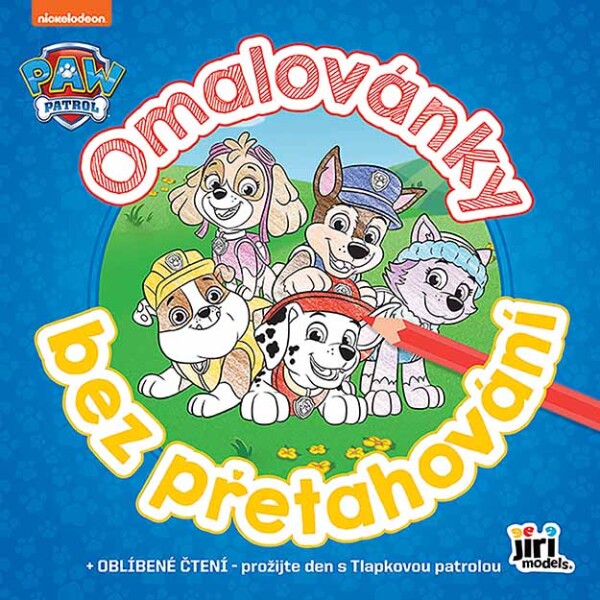 Jiri Models Jiri Models, 3539-6, omalovánky bez přetahování, Tlapková patrola