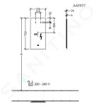 VILLEROY & BOCH - More to See Lite Zrcadlo s LED osvětlením, 370x750x24 mm A4593700