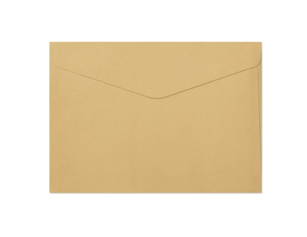 Obálky C5 Pearl zlatá 150g, 10ks, Galeria Papieru