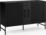 Komoda Raftt 120 Barva korpusu: Černá, Dveře: Černé