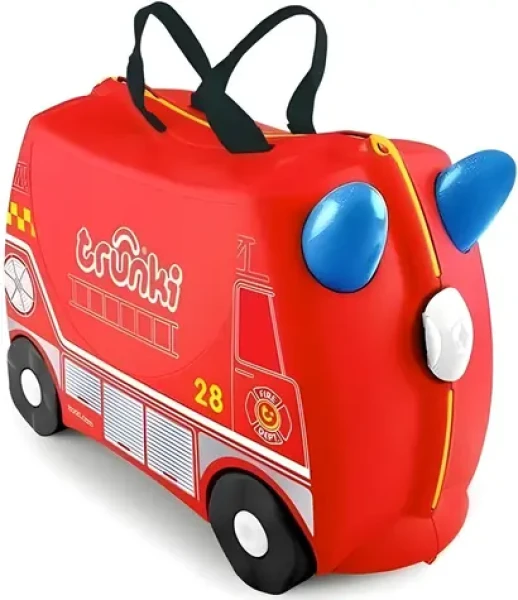 TRUNKI Kufřík Hasičské auto Frank / Dětský cestovní kufřík / TRU-0254 (TRU-0254)