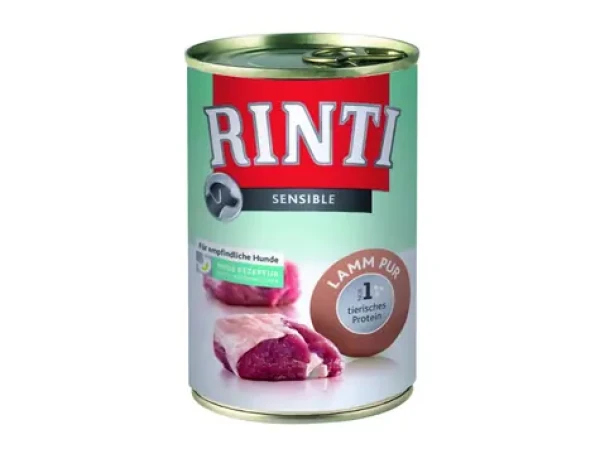 Finnern Rinti Sensible konzerva pro psy jehně 400g (4000158940414)