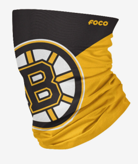 FOCO Nákrčník Boston Bruins Big Logo Elastic Gaiter Scarf