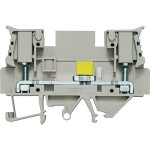 Weidmüller 1887210000 zkušební oddělovací řadová svorka šroubovací Tmavě béžová 50 ks