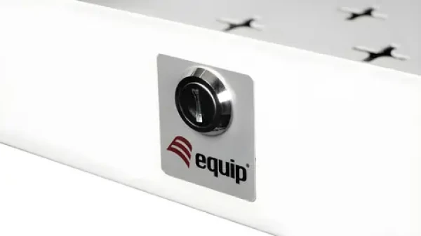 Equip světle šedá / Nástěnná skříň / 19" / 5U / ocelové dveře / 500x475 mm (ESF-05-G)