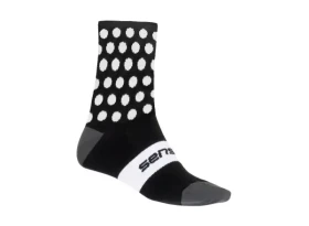 Sensor ponožky Dots Mini černá bílá