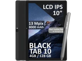 BlackTAB10 černá / Tablet / 10.1" / 4G LTE / 4GB / 128GB / Android 13 (79-072#)