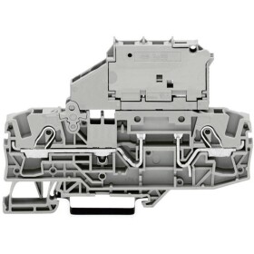 WAGO 2006-1611 jistící svorka 7.50 mm pružinová svorka osazení: L šedá 1 ks