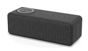 Intezze BRIQ šedo-růžová / Bezdrátový reproduktor / 20W / Bluetooth 5.0 / AUX / microSD / IPX7 / 3200 mAh (8594193722532)