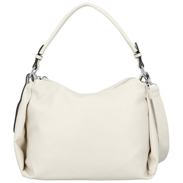 Trendy dámská koženková kabelka na rameno Magdalena, béžová