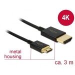 Digitus kabelový adaptér DisplayPort DP - HDMI typu A M - M 1.0 m / s blokováním DP 1.2 HDMI 2.0 / 4K / 60Hz / CE / bl (AK-340303-010-S)