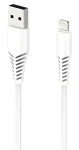 2GO bílá / Datový a nabíjecí kabel / USB-A na Lightning / 1 m (797288)