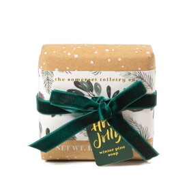 Somerset Toiletry Vánoční mýdlo Winter Pine 150 g - limitovaná edice, zelená barva, papír