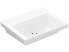 VILLEROY & BOCH - Subway 3.0 Umyvadlo 55x44 cm, bez přepadu, bez otvoru pro baterii, alpská bílá 4A705801
